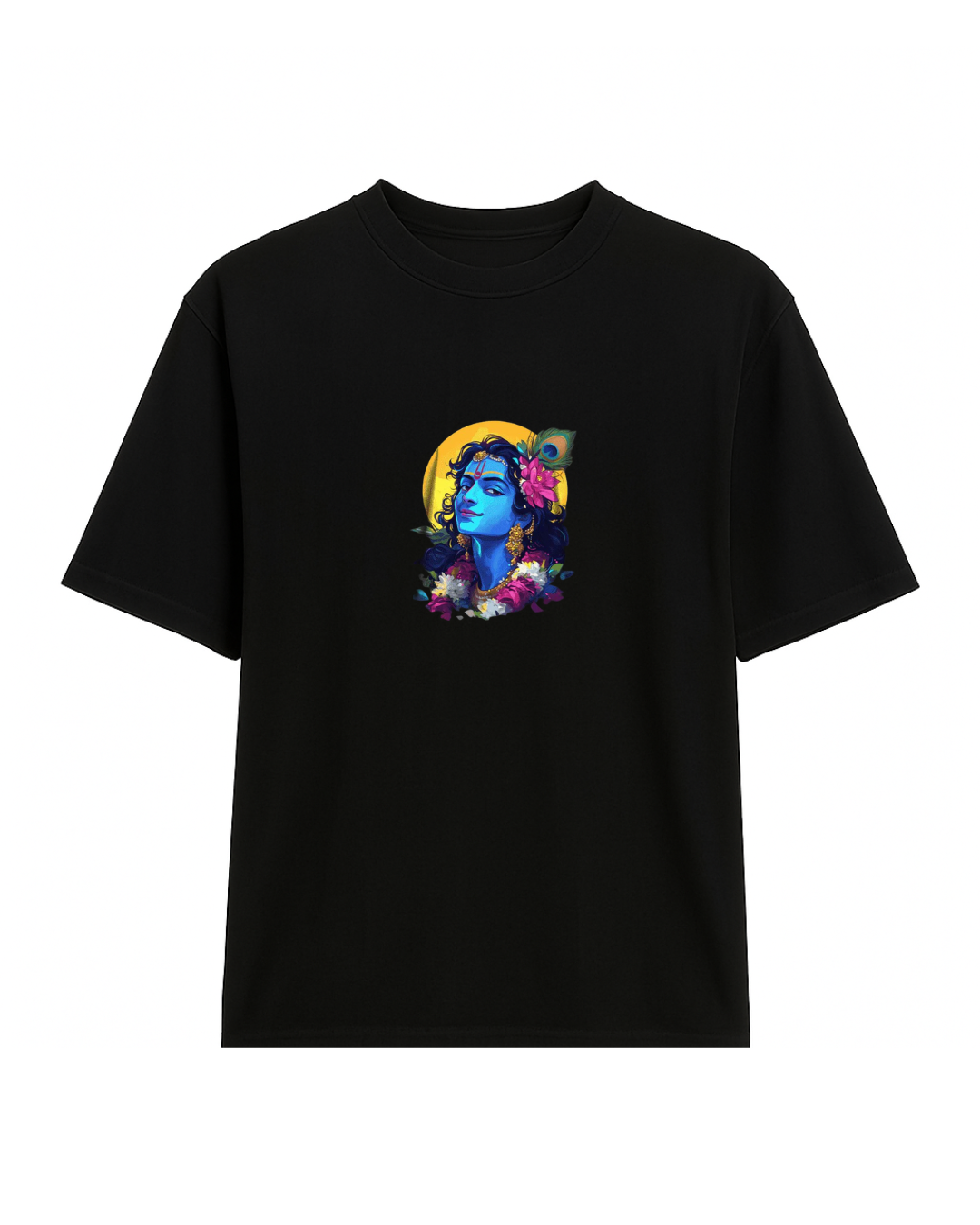 Krishna Printed Premium Oversized Unisex T- Shirt